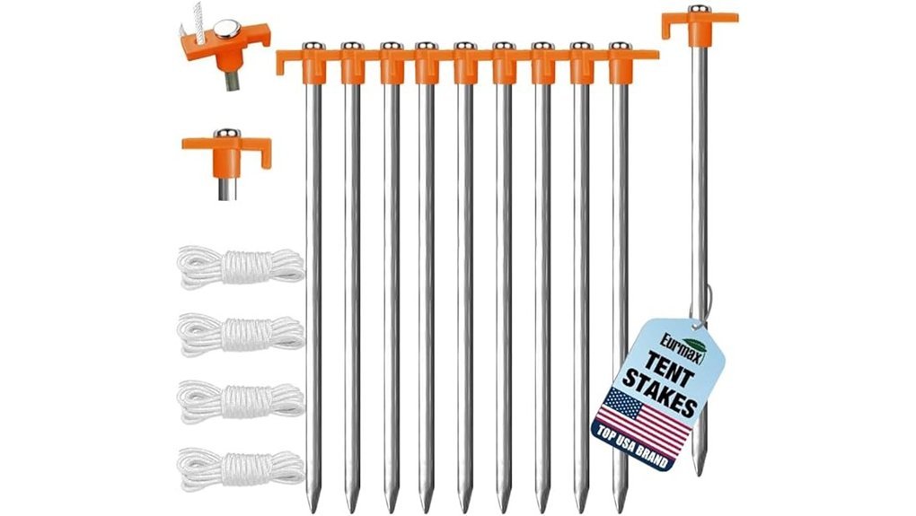 durable camping tent stakes