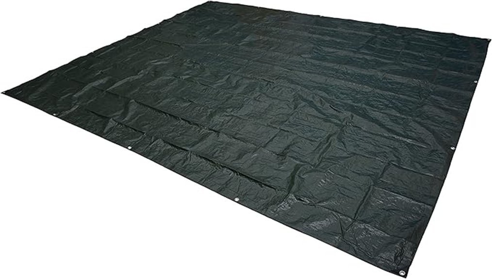 durable dark green tarp