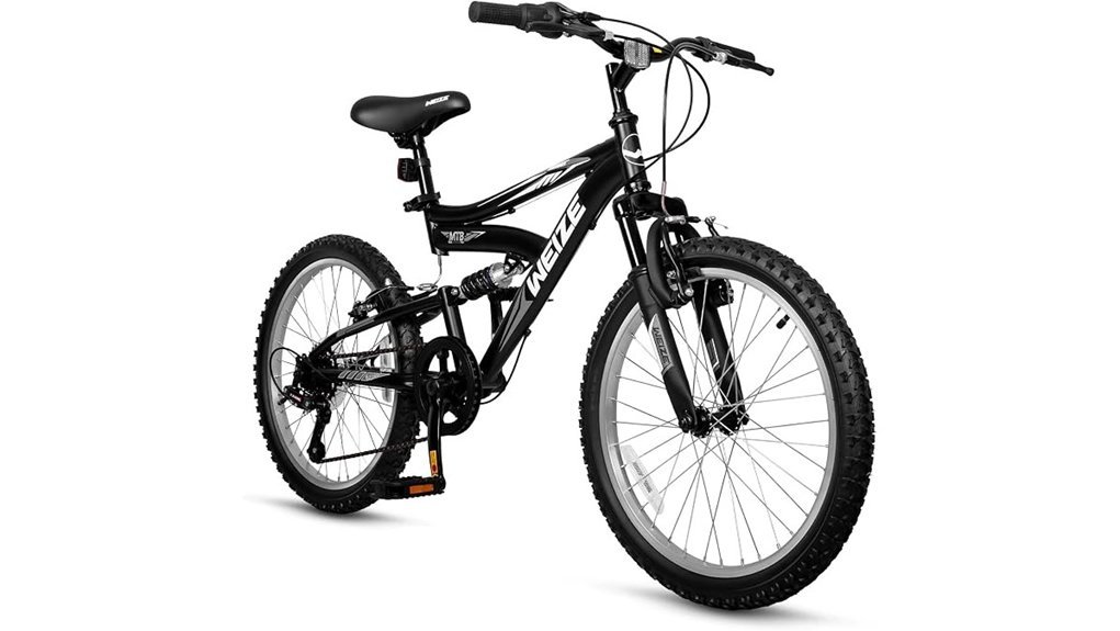 durable dual suspension bike