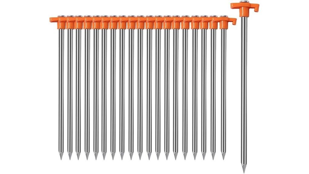 durable metal tent stakes