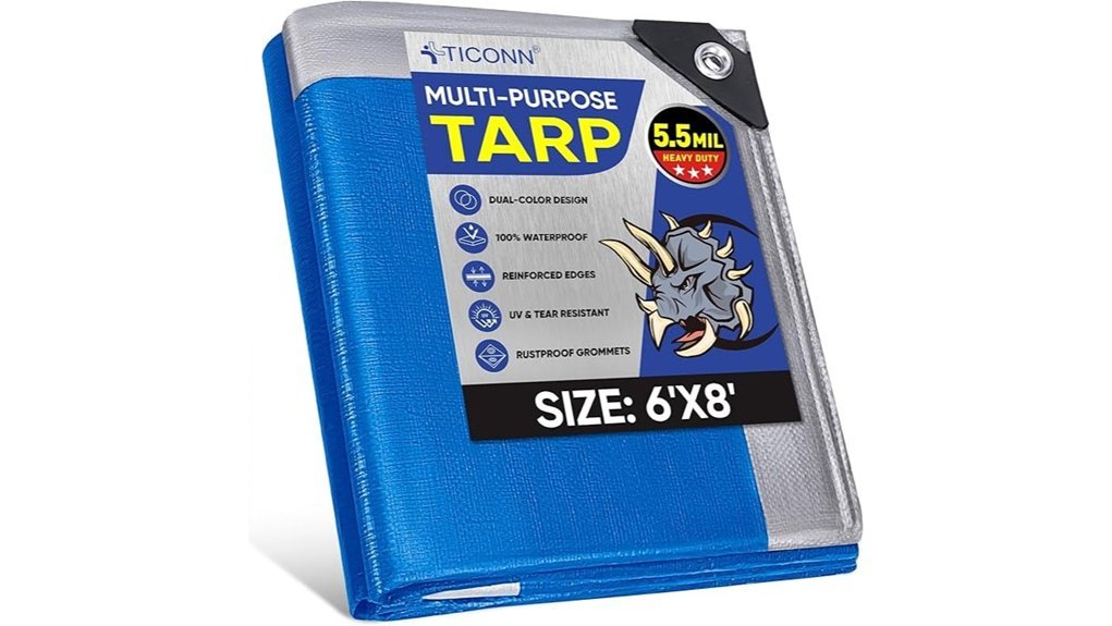 durable waterproof uv tarp