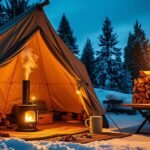 effective tent heating methods