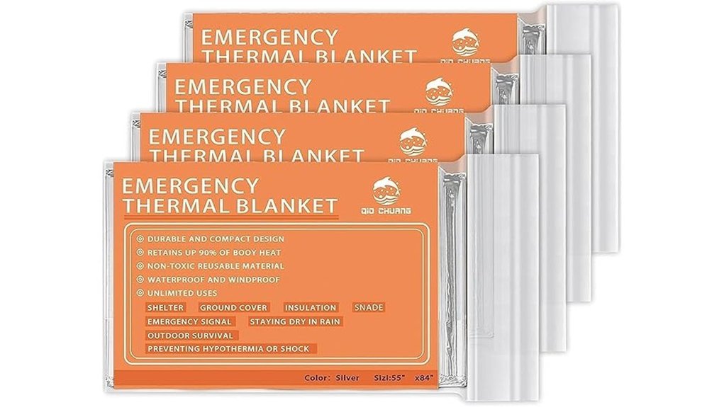 emergency mylar thermal blankets