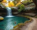explore norman s scenic waterfalls