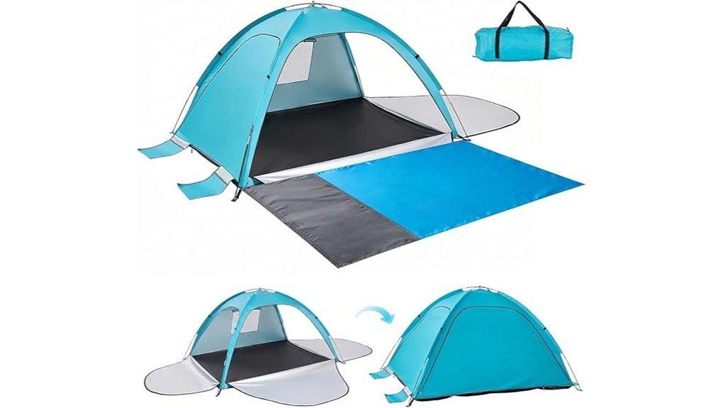 extended sand mat shelter