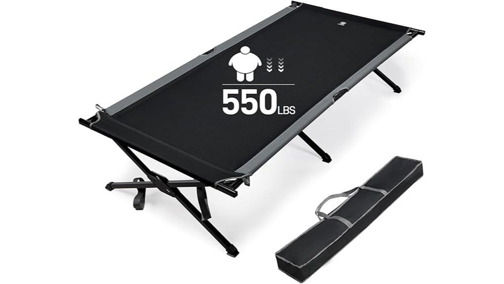 extra wide camping cot