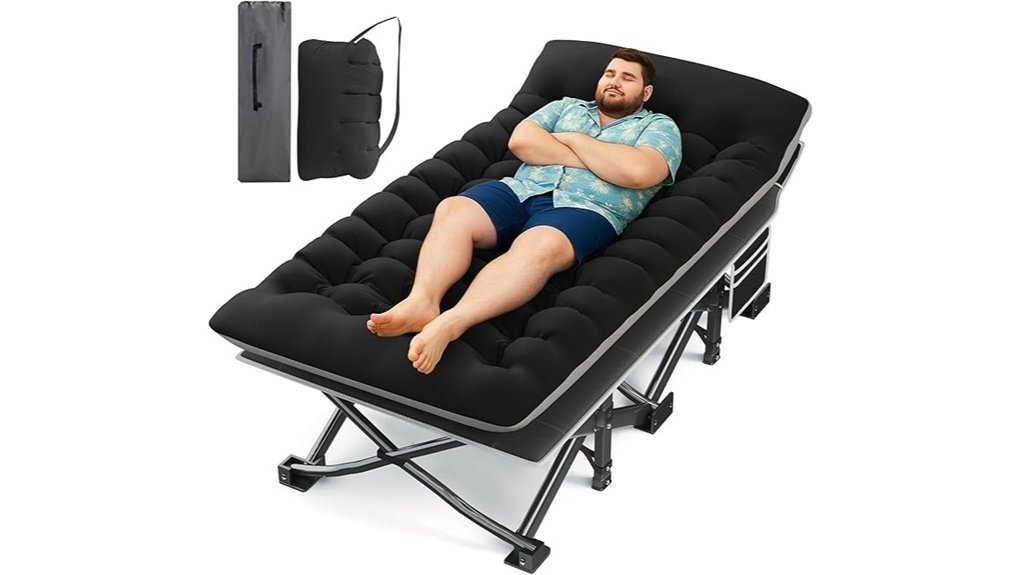 extra wide camping cot
