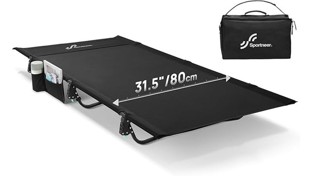 extra wide camping cot