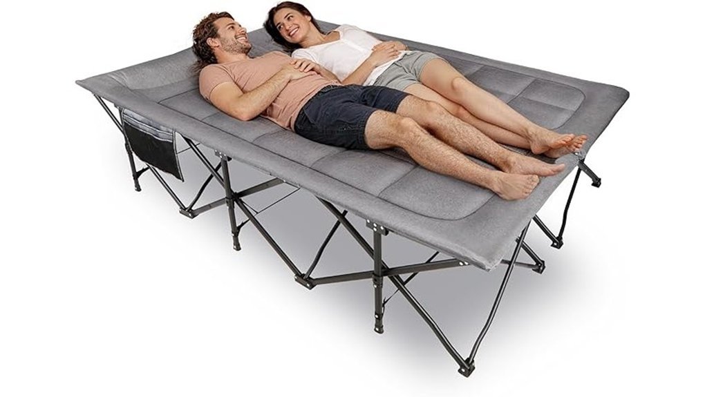 extra wide camping cot