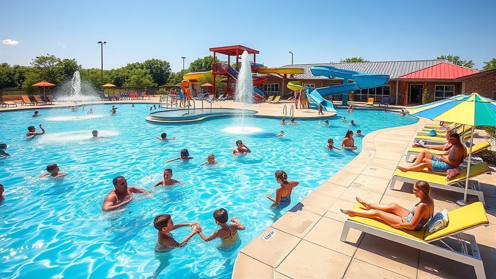 family fun in water