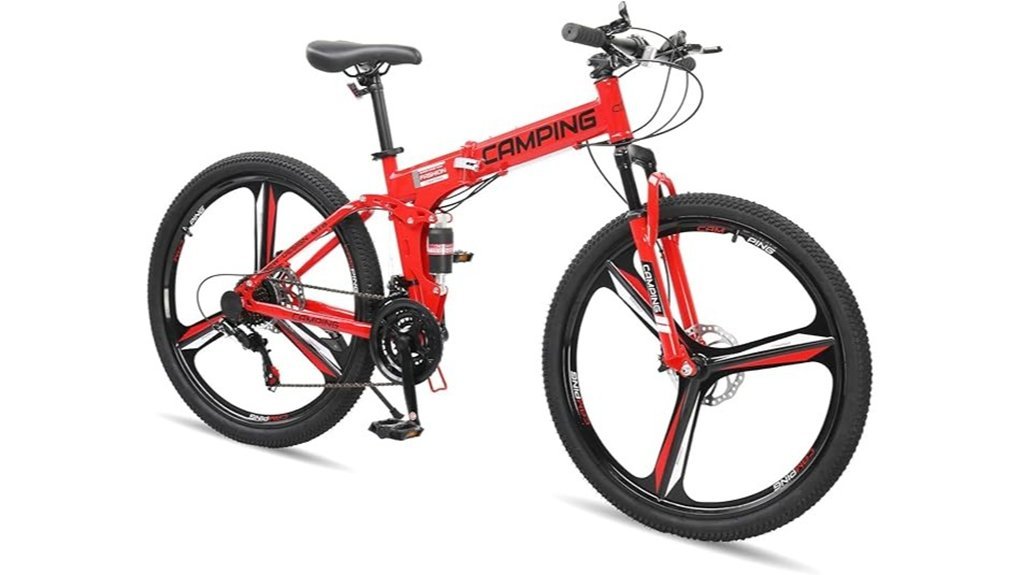 foldable 21 speed mountain bike