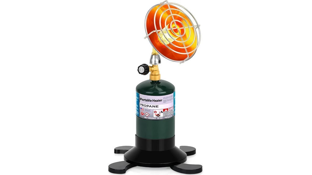 foldable propane camping heater