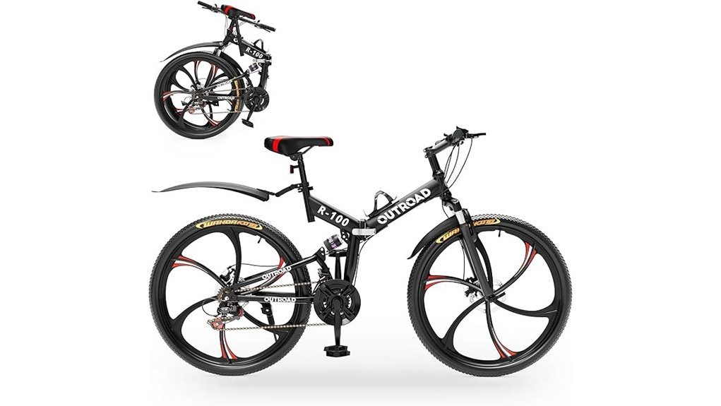 folding mountain bike 21 speed