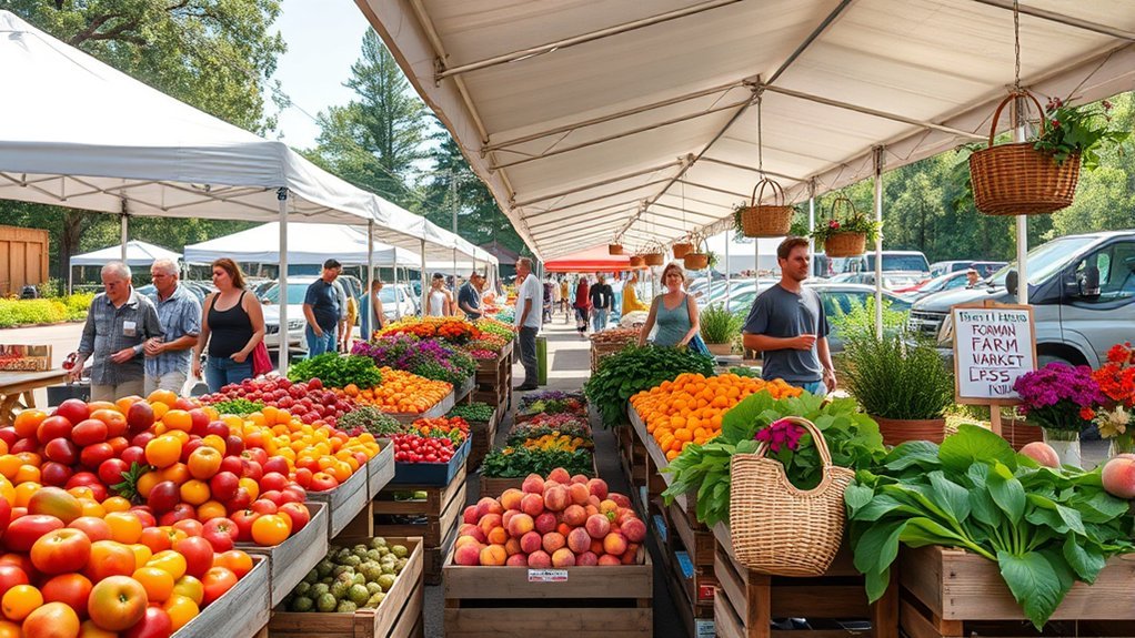 fresh local produce market