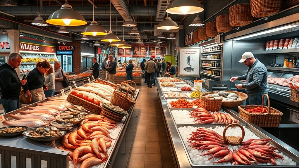 fresh local seafood markets