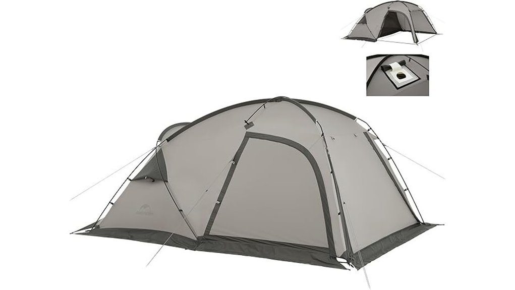 hot tent with stove