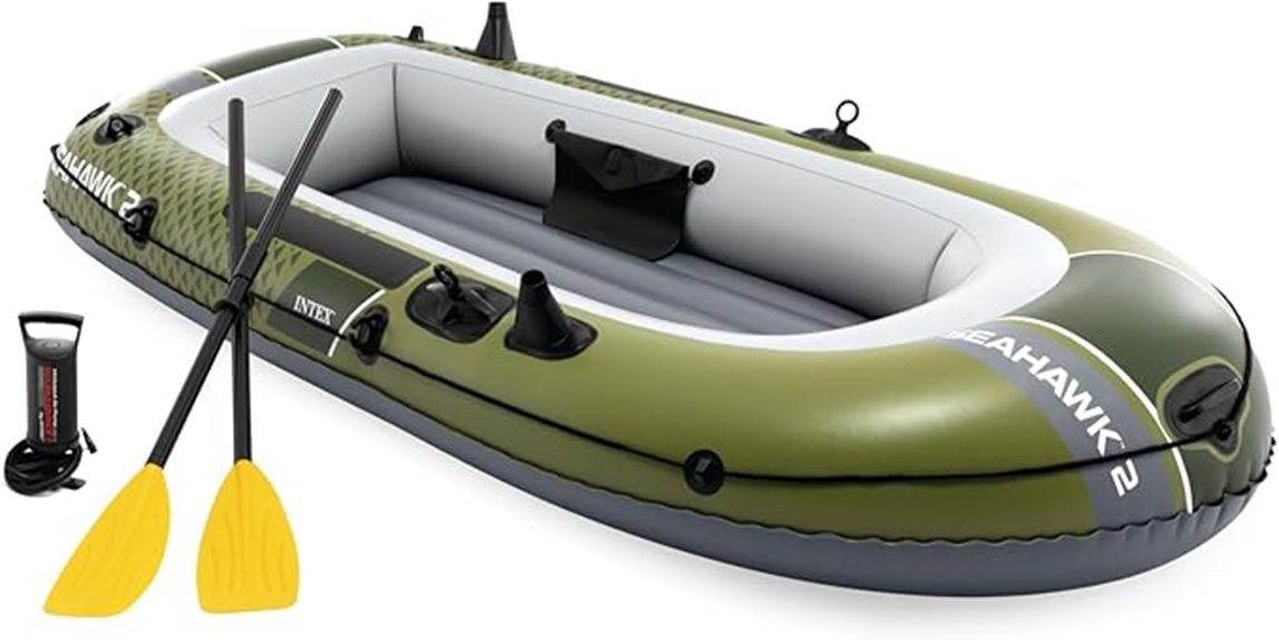 inflatable boat with accessories