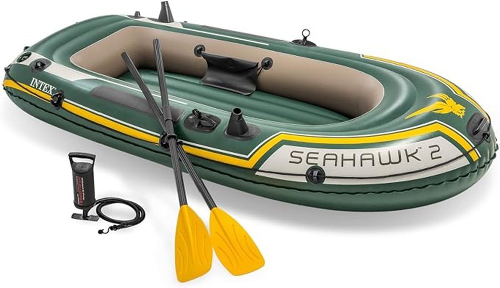 inflatable boat with accessories