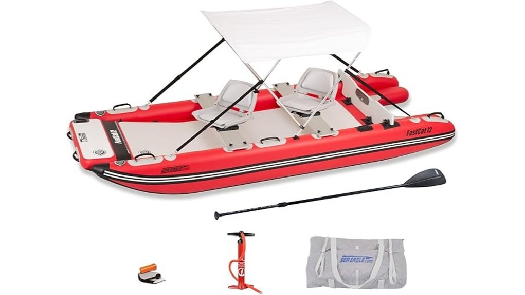 inflatable catamaran for adventure