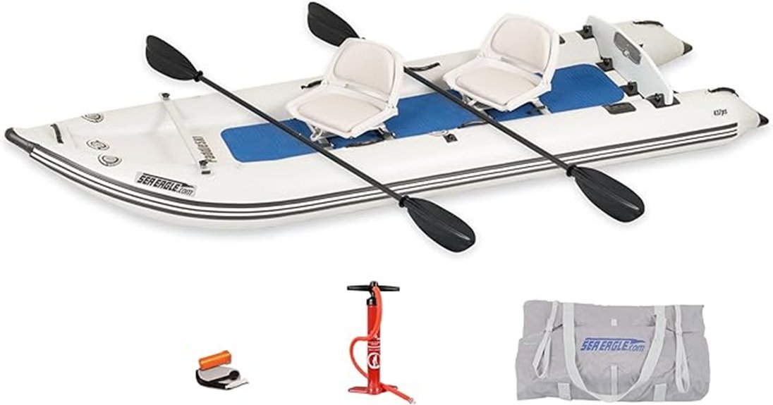 inflatable catamaran paddle boat