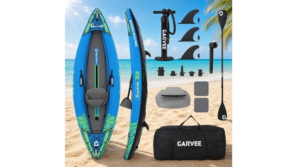 inflatable fishing kayak duo