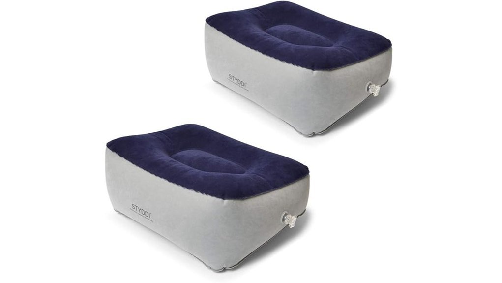 inflatable foot rest pillows