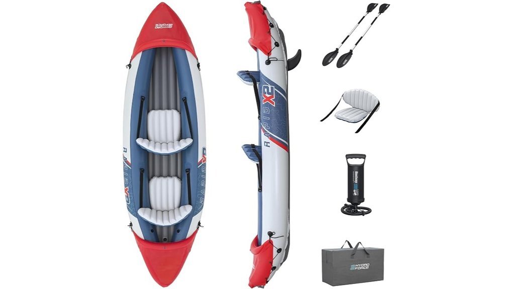inflatable kayak set included