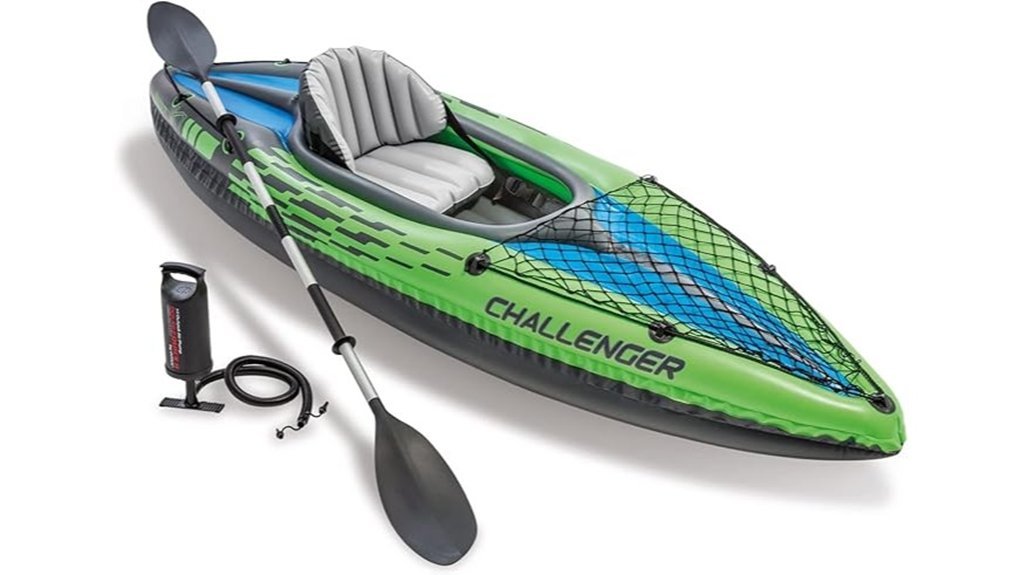 inflatable kayak with accessories