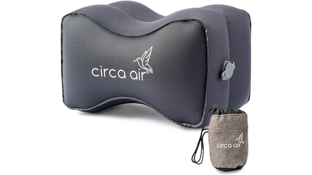 inflatable knee pillow comfort