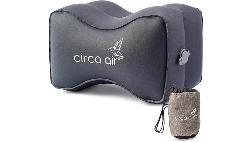 inflatable knee pillow support