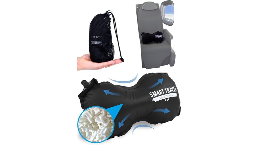 inflatable lumbar pillow travel
