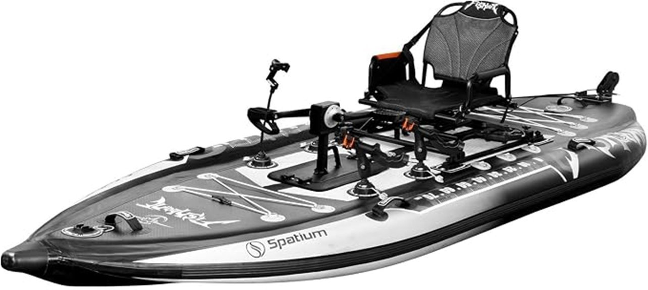 inflatable pedal fishing kayak
