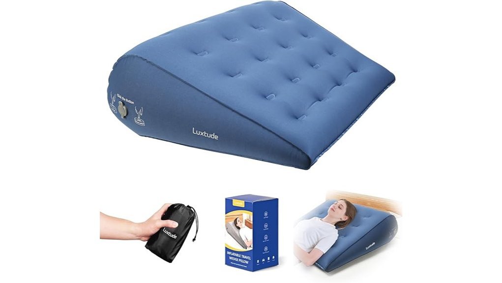 inflatable sleep support pillow