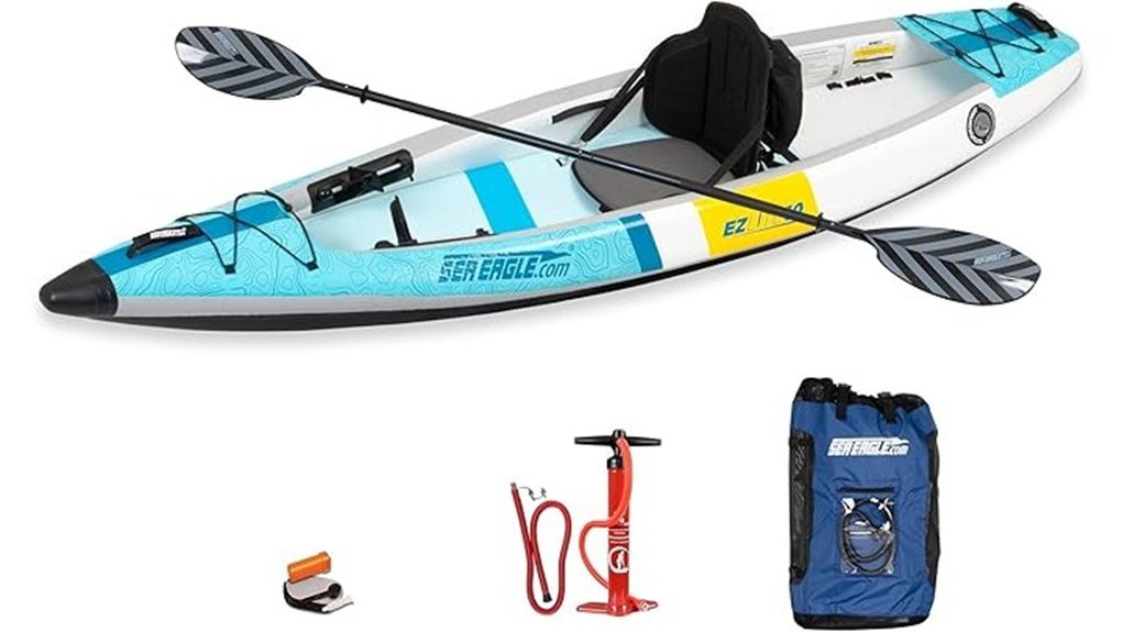 inflatable solo kayak adventure