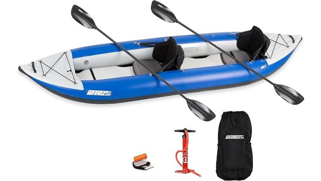 inflatable tandem kayak package