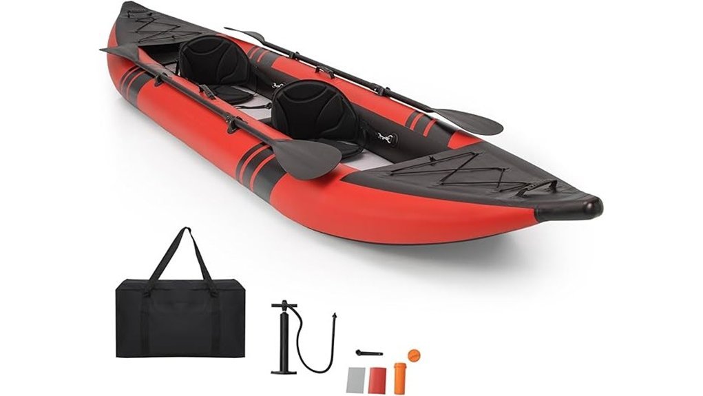 inflatable tandem kayak package