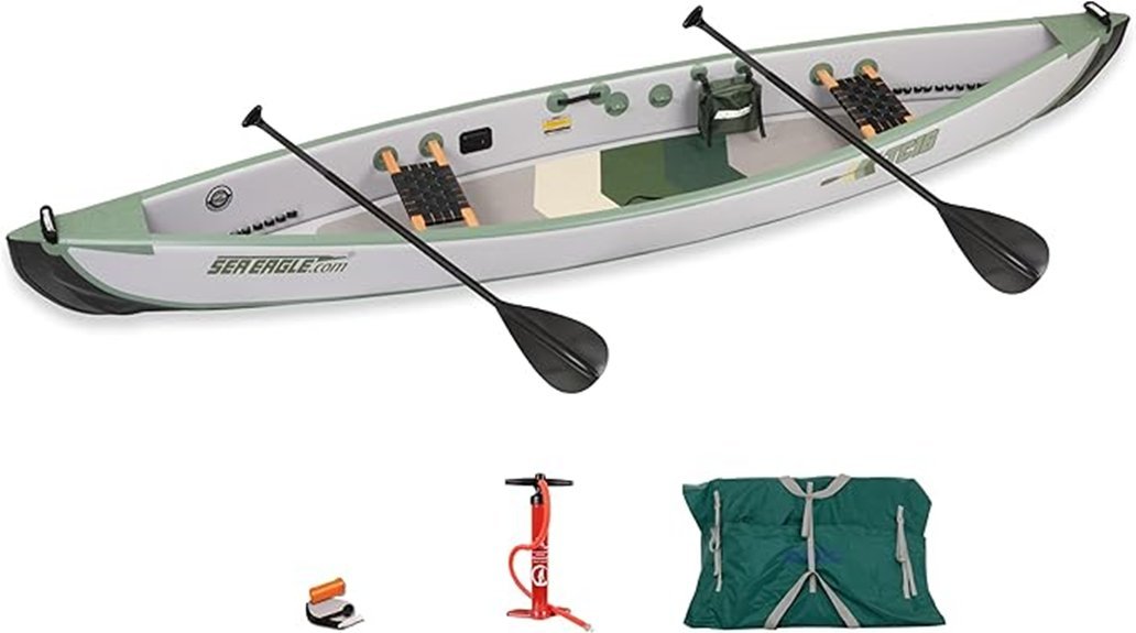 inflatable travel canoe kit