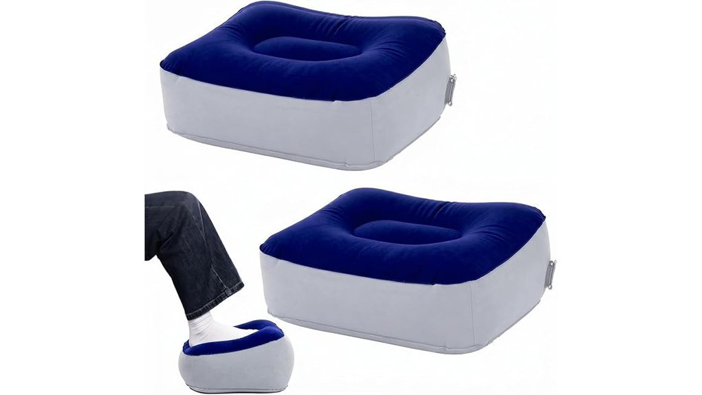 inflatable travel foot support