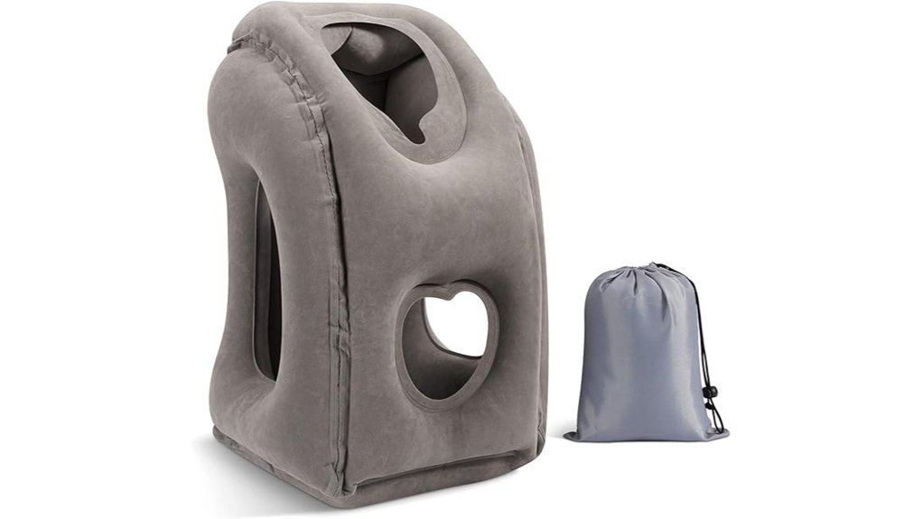 inflatable travel neck pillow