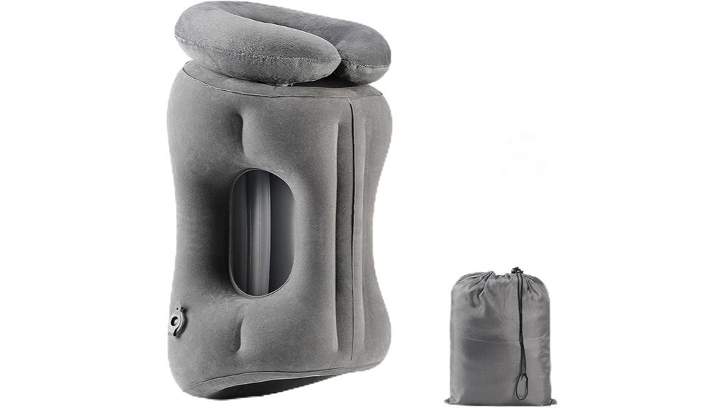 inflatable travel pillow set