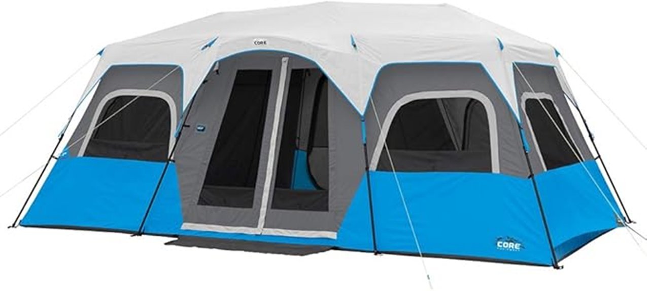 instant tent with lights