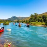 kayaking adventure on duck river