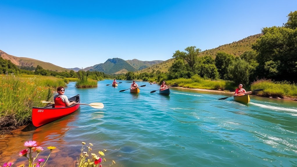 kayaking adventure on duck river