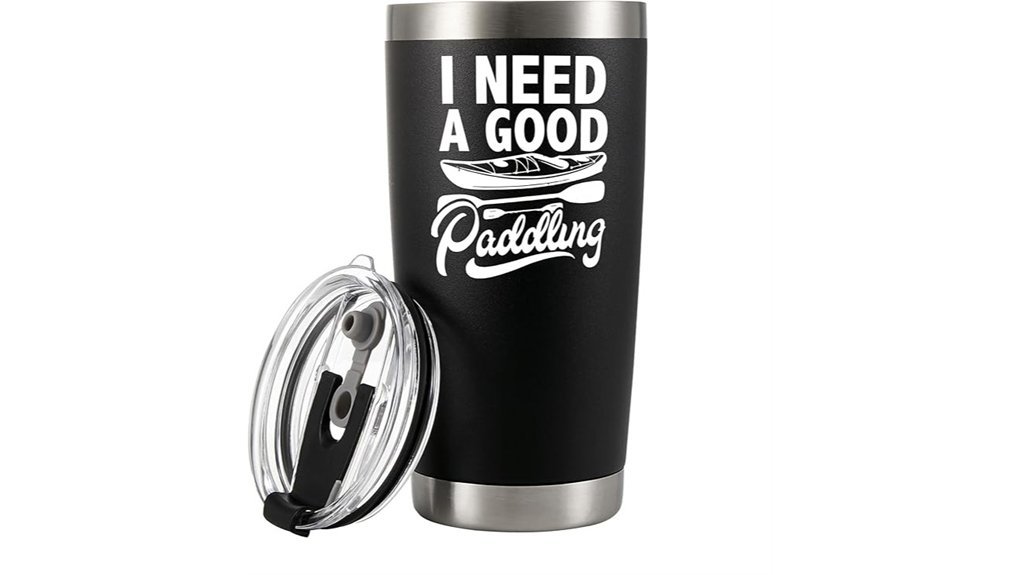 kayaking gift insulated tumbler