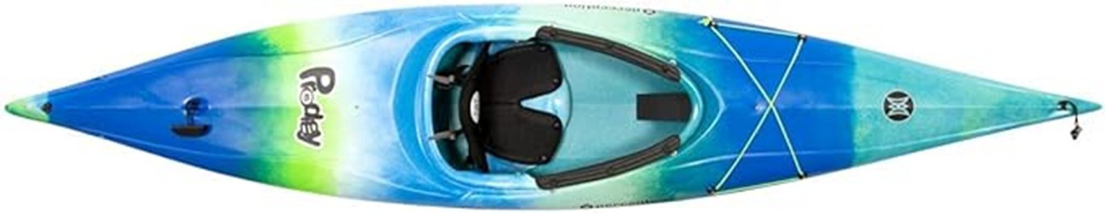 kids sit inside kayak