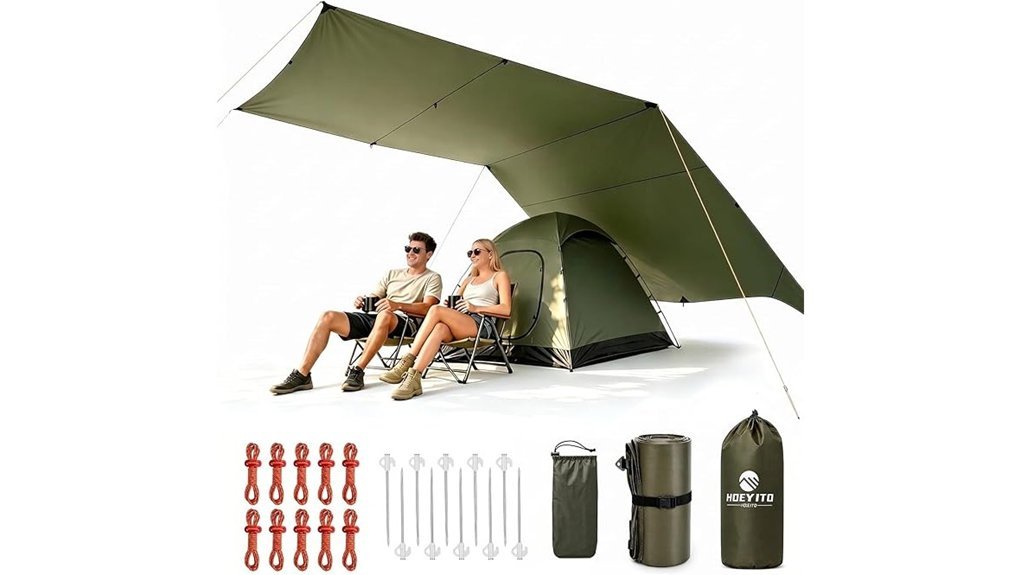 large waterproof camping tarp