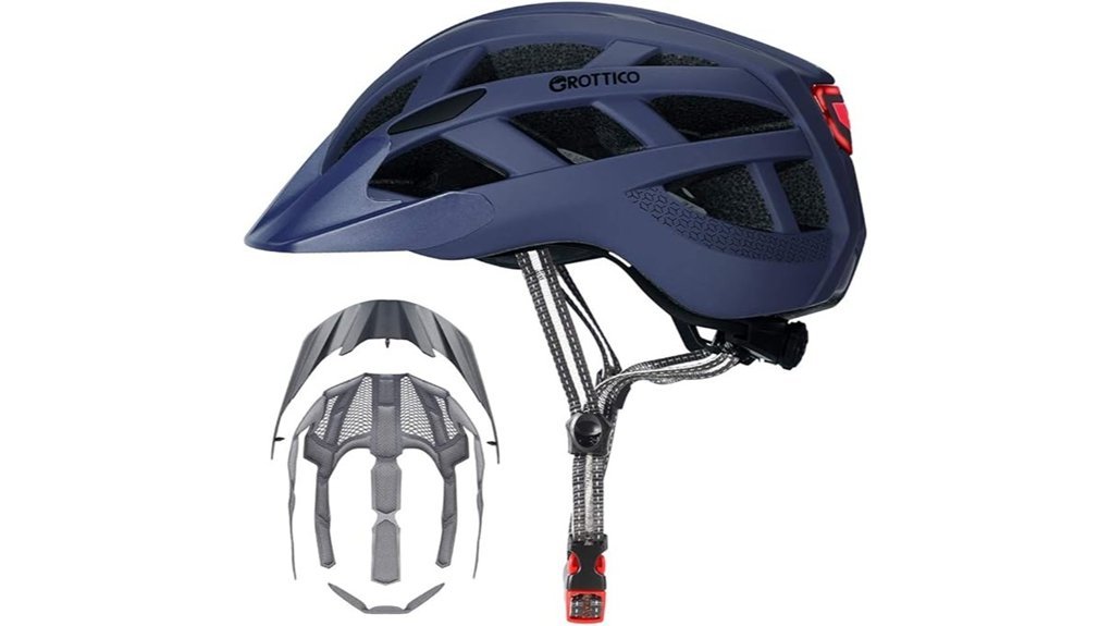 lighted bike helmet for adults