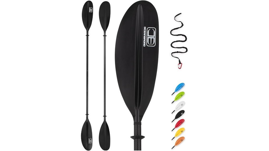 lightweight adjustable kayak paddle