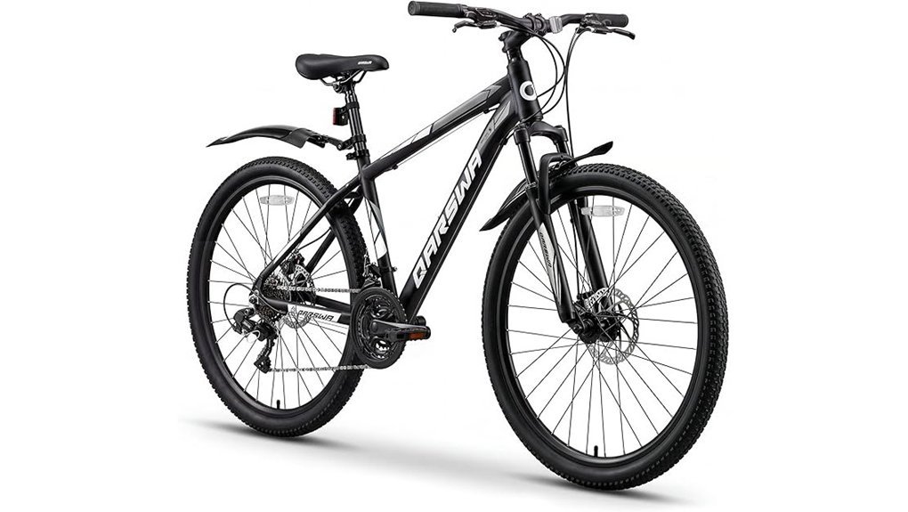 lightweight aluminum mountain bike