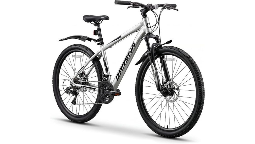 lightweight aluminum mountain bike